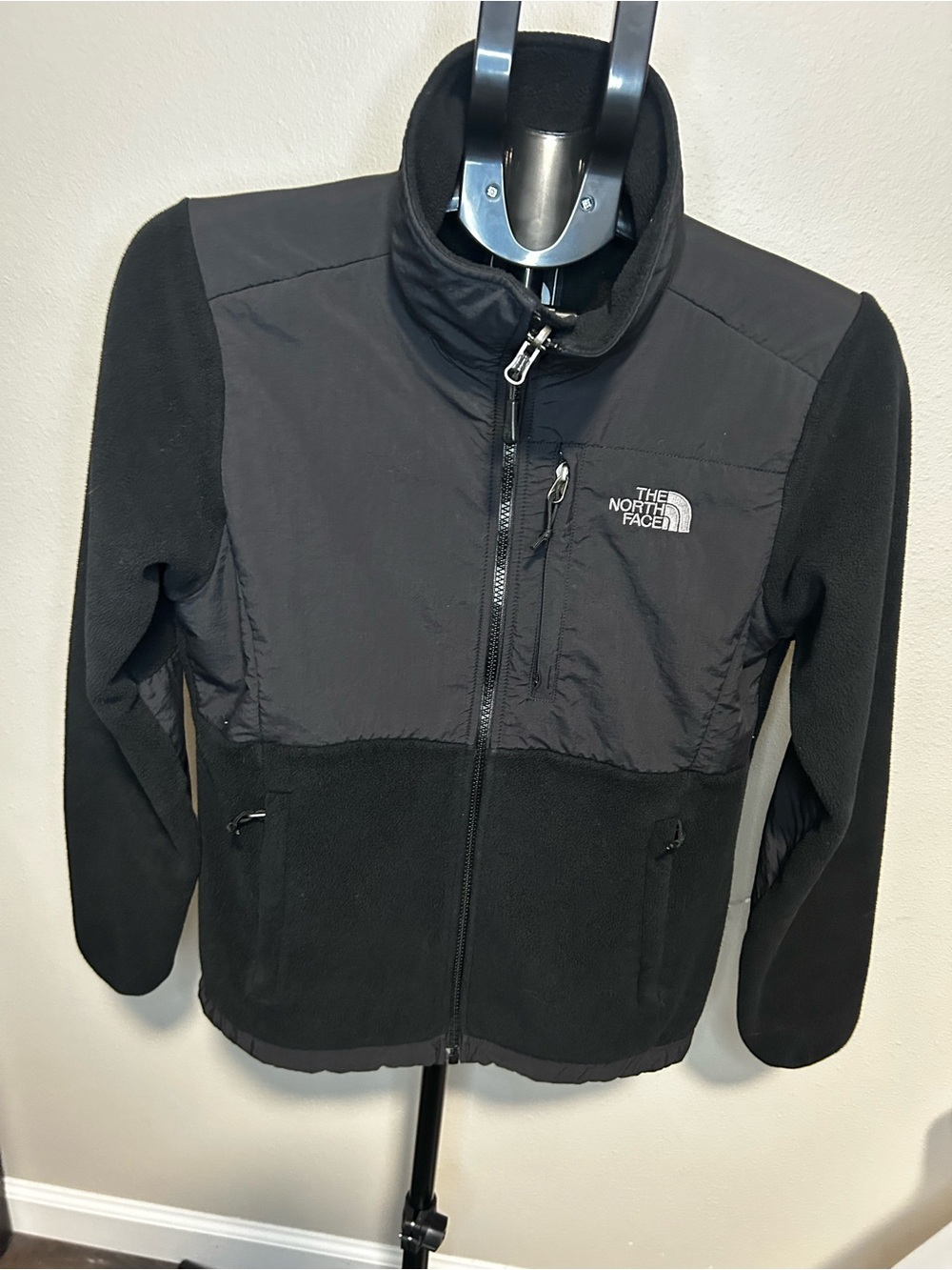 The North Face Black Hybrid Fleece Utility Jacket